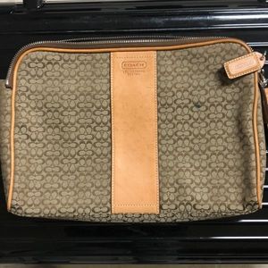 Authentic Coach Cosmetic/Toiletry Case